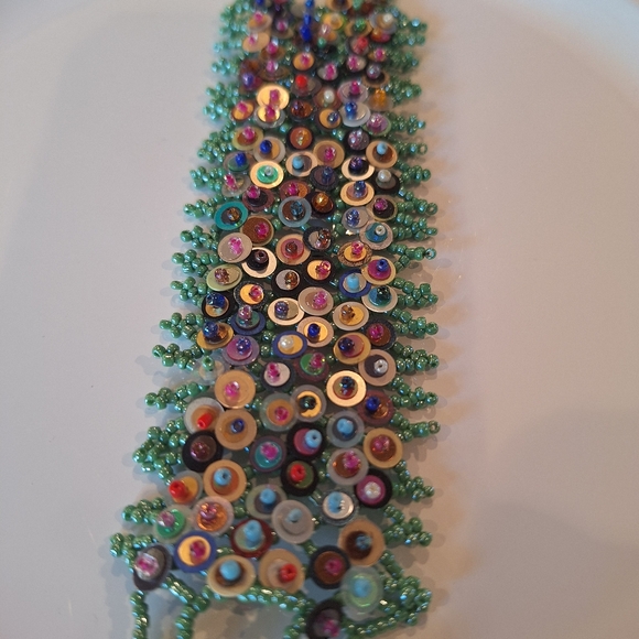 Handmade unique beaded bracelet - Picture 3 of 4